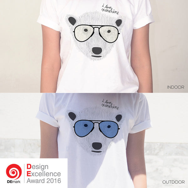 BEAR LOVE SUNSHINE, Changeable color t-shirt