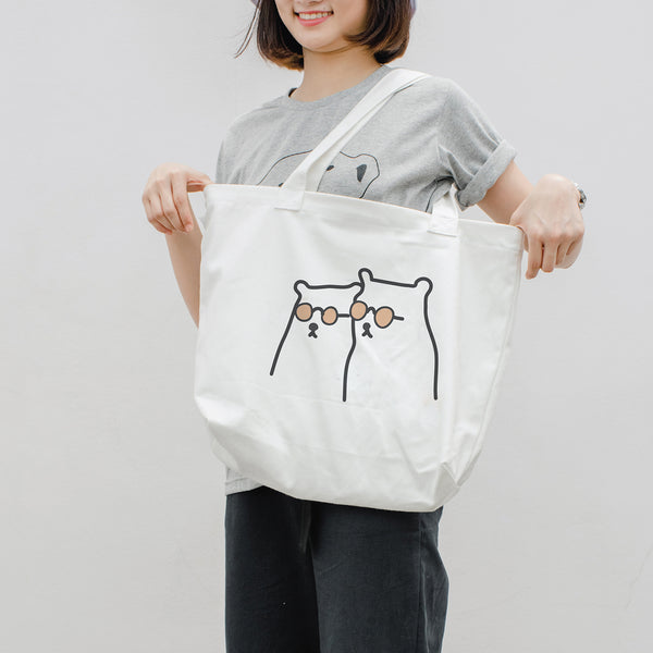 THE COOLEST BEARS IN TOWN, Changeable color tote bag
