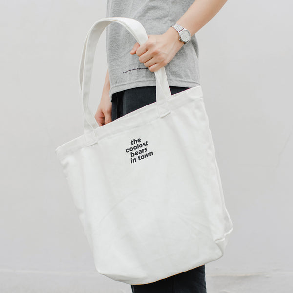 THE COOLEST BEARS IN TOWN, Changeable color tote bag