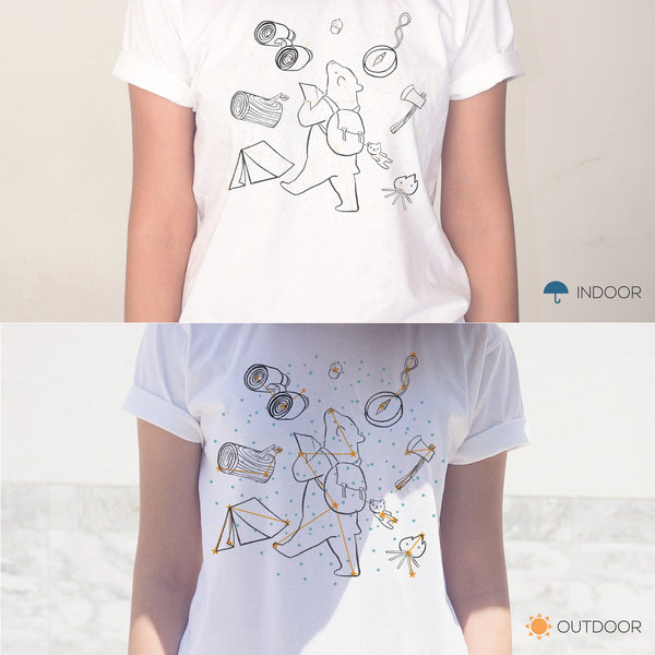 GO WILD, Changeable color t-shirt by JIRANARONG