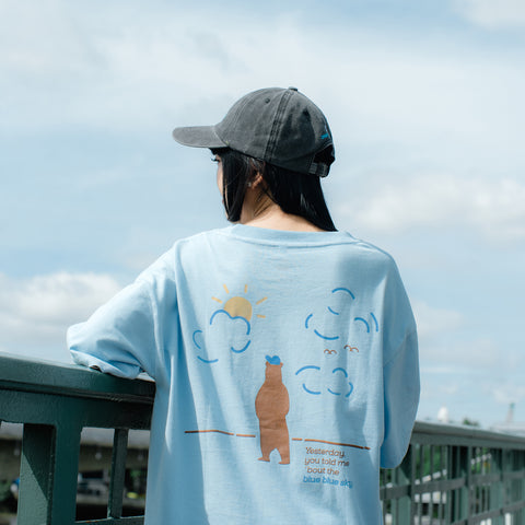 Ouranophile, Changeable color t-shirt (Blue sky) – ABEARABLE