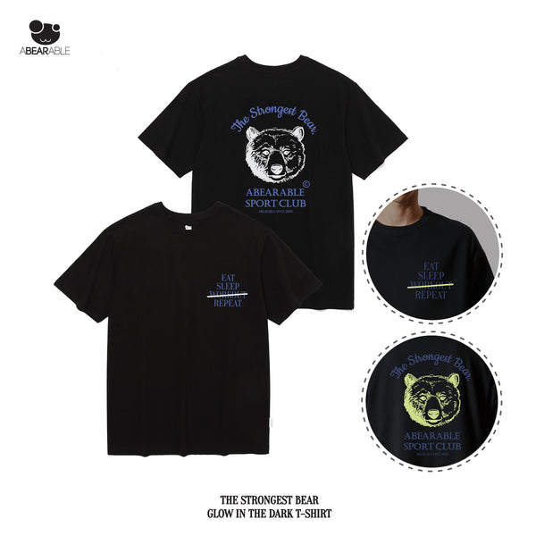 THE STRONGEST BEAR -Glow in the dark t-shirt