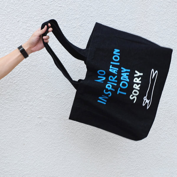 NOT TODAY SORRY, Glow in the dark tote bag