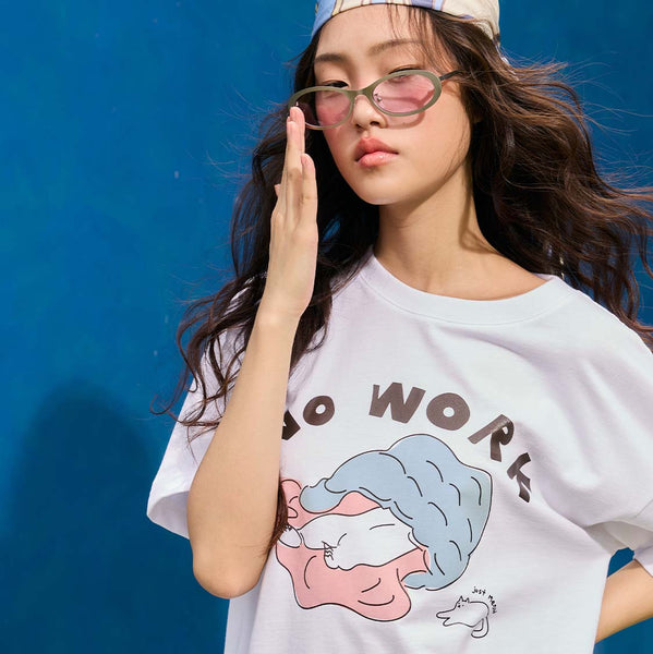 NO WORK, Changeable color t-shirt
