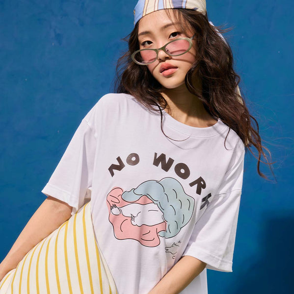NO WORK, Changeable color t-shirt