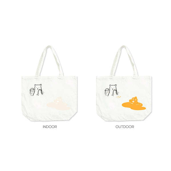 Oh sh!t, Changeable color tote bag by Jiranarong