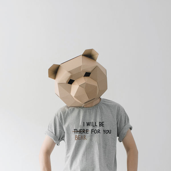I WILL BE BEAR FOR YOU, Changeable color t-shirt (Grey)