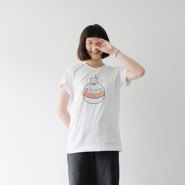Let’s relax?!, Changeable color t-shirt (WHITE)