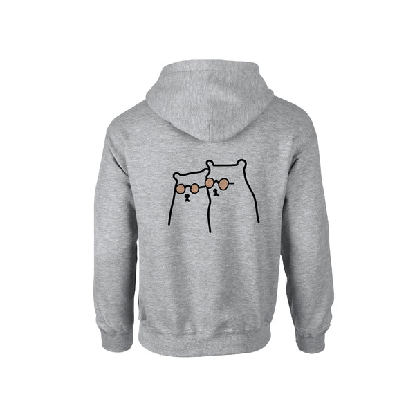THE COOLEST BEARS IN TOWN, Changeable color hoodies (Grey)